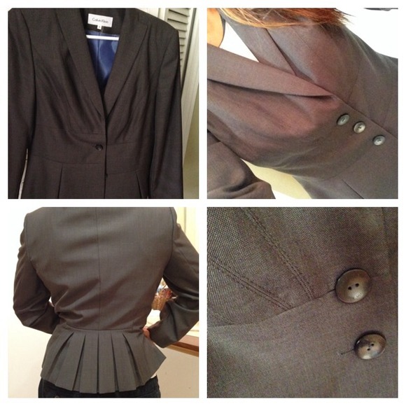 Calvin Klein Jackets & Blazers - Calvin Klein grey suit / skirt