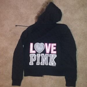 Black Victoria secret pink sweater