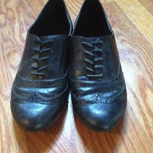 Black Aldo Oxford Shoes