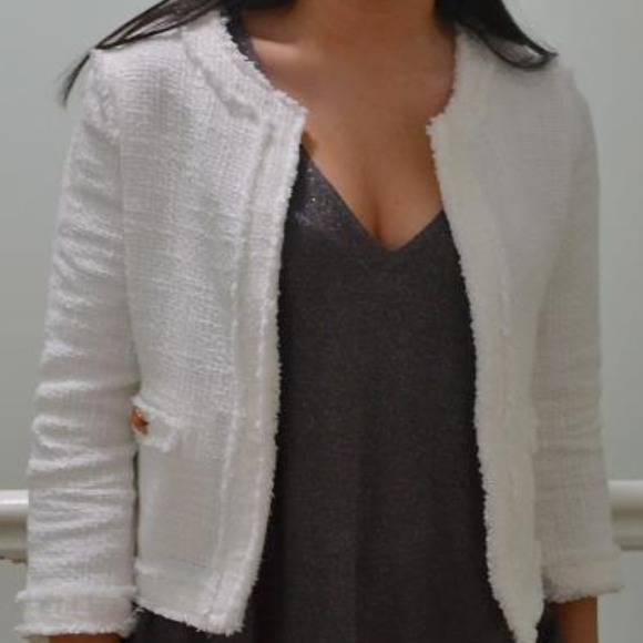 Cute white jacket from Zara! Never worn!