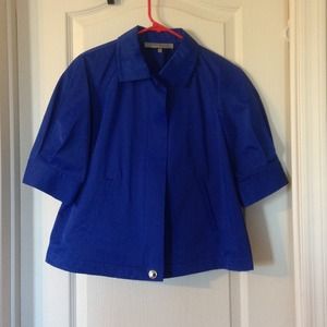New Anne Klein Bright Blue Jacket