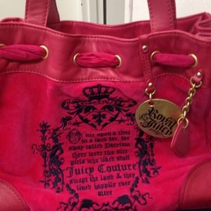 *REDUCED* Like New Fuchsia Juicy Couture large bag