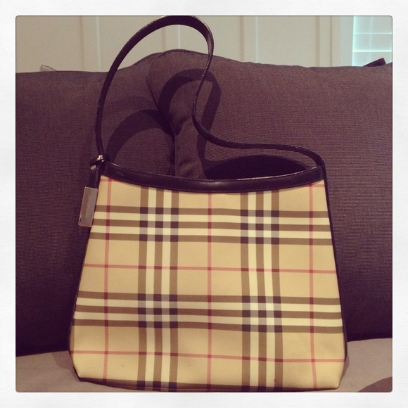 REDUCED PRICE!!! Authentic Burberry Check Hobo Bag
