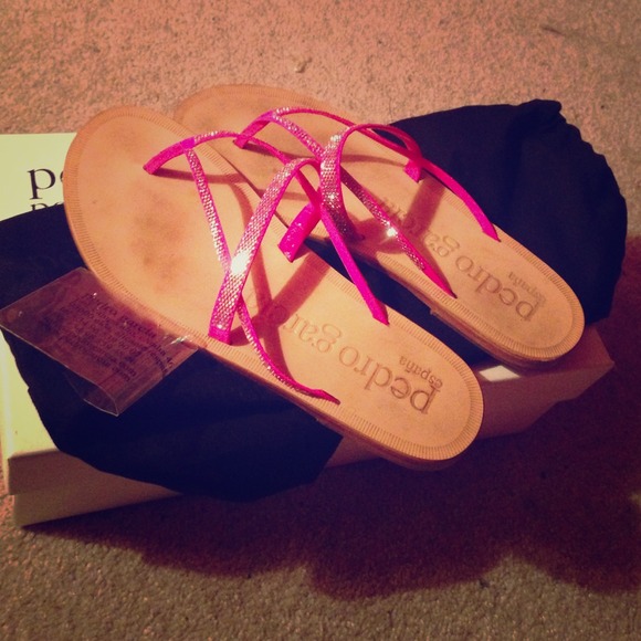 Authentic Pedro Garcia Zuriel pink sandals