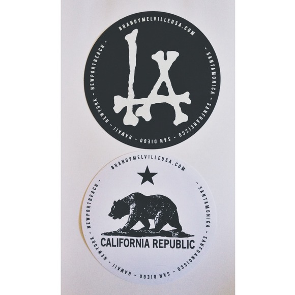 Brandy Melville Stickers (vodi shorts shirt top)