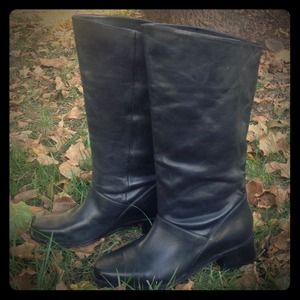 Black Leather Boots