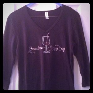 Novelty T-shirt (Grandma's Sippy Cup)