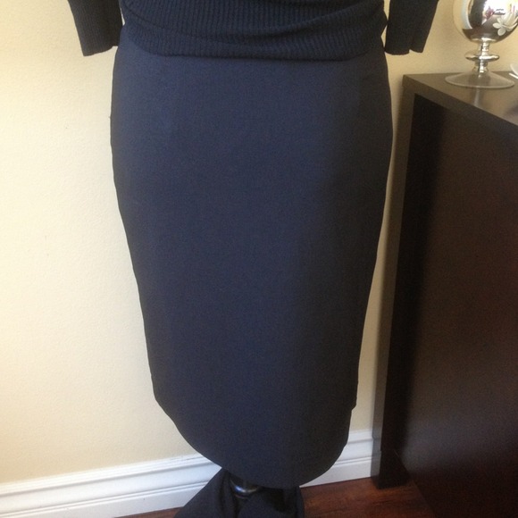 NWOT Cynthia Steffe pencil skirt w studs & suede - Picture 2 of 2