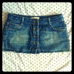 Denim Mini Skirt