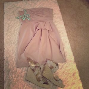 BCBG strapless dress