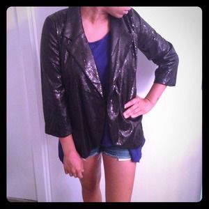 Black sequin blazer