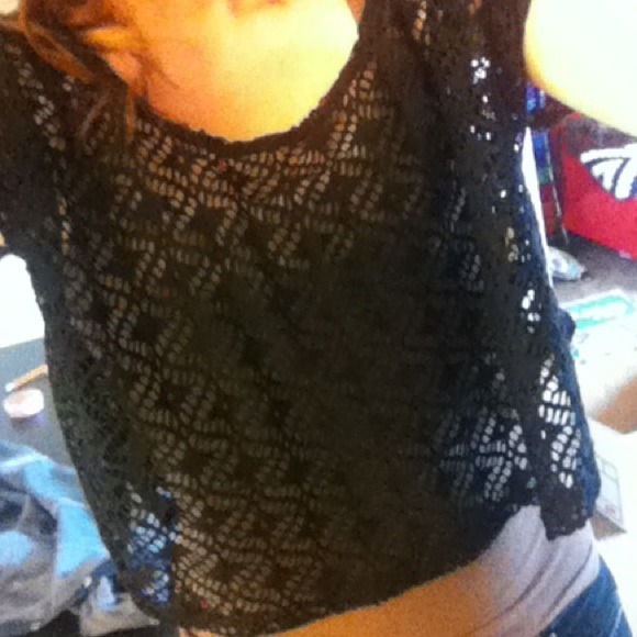 Black transparent shirt. - Picture 1 of 2