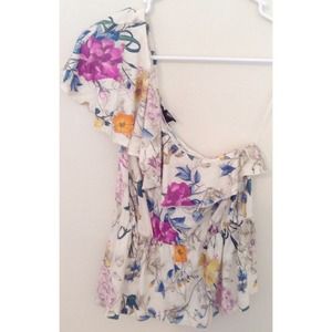 BUNDLED H & M Floral Peplum Top