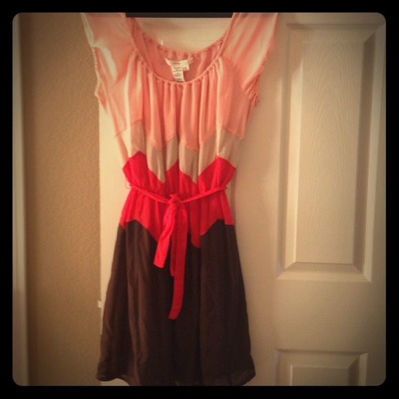 Beautiful color block dress. NWOT