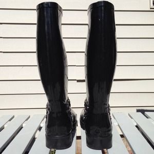 ALDO Shoes - Aldo Black Patent Leather Rain Boots ALDO Shoes - Aldo Black Patent Leather Rain Boots