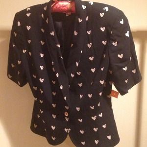 Couture vintage Ungaro Paris hearts print