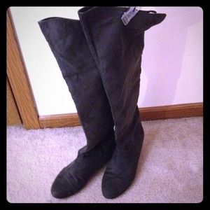 Dark Grey Boots