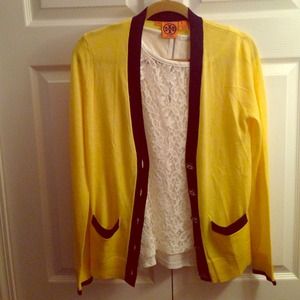 ⚡️️FLASH SALE⚡️Tory Burch Cardigan 💙💛💙