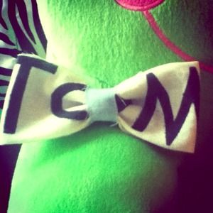 Hand made TOMS hair bow.