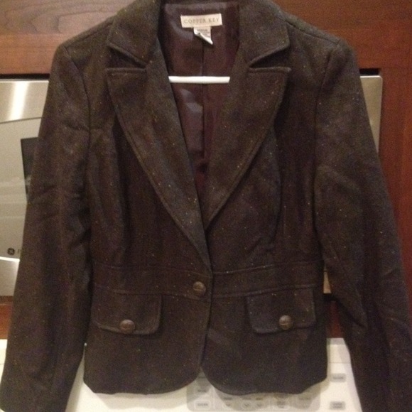 Brown blazer