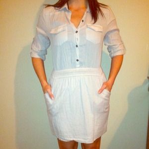 BCBGeneration khaki dress. Long sleeve, size small