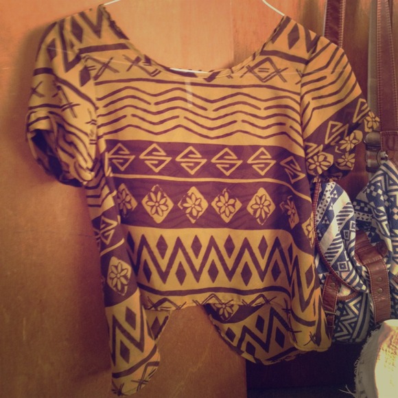 Brown and Gold Indie Shirt