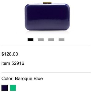 J crew baroque blue clutch💙price cut✂