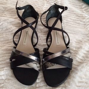 Black strap sandals☀