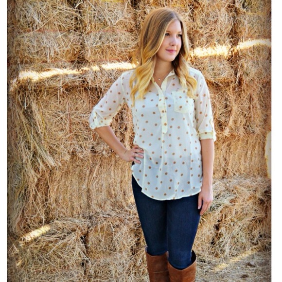 Cocoa Dot Top