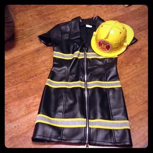 Women's sexy firefighter Halloween costume!