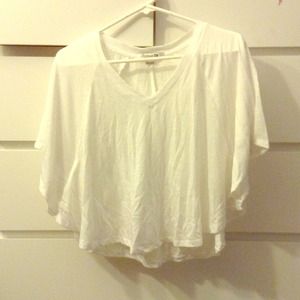 FOREVER 21 PONCHO STYLE CROP TOP