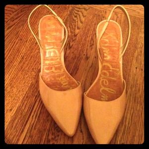 Brand new patent slingback "orly" shoes