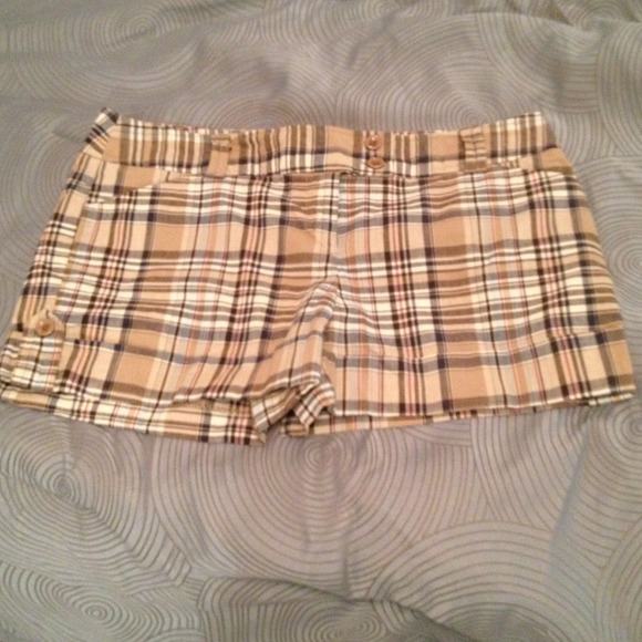 Plaid shorts