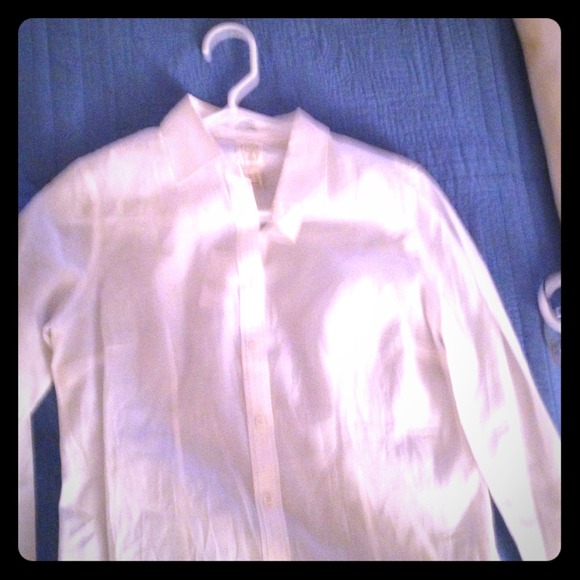 NWT J Crew white button down
