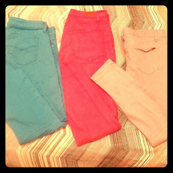 ON HOLD Colorful Skinnies! (All 3 for $35)