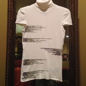 Buffalo Cream Sweater with Sequins