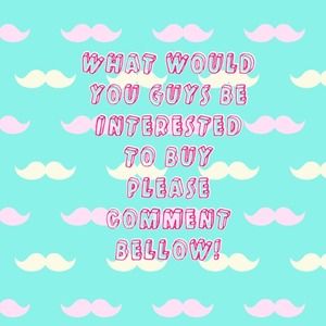 🌻comment something you may want to buy🌻