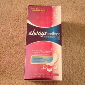 Always radiant incredibly thin liners