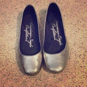 AE Silver ballet flats💰 BUNDLED 💰