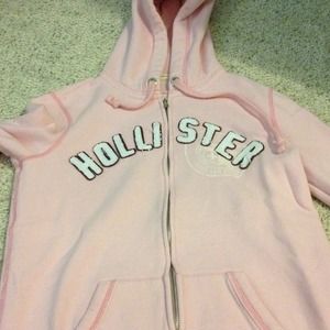 Pink Hollister hoodie🌺reserved🌺