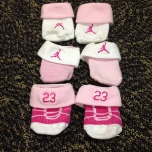 SOLD Baby girl Jordan booties