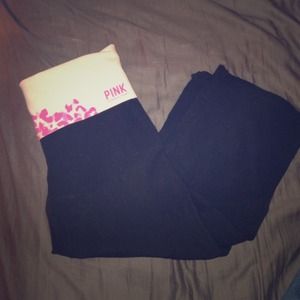 Brand new w/out tags VS Pink yoga crops
