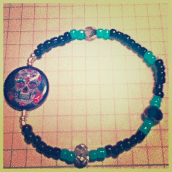 Sugar skull bracelet. - Picture 1 of 1