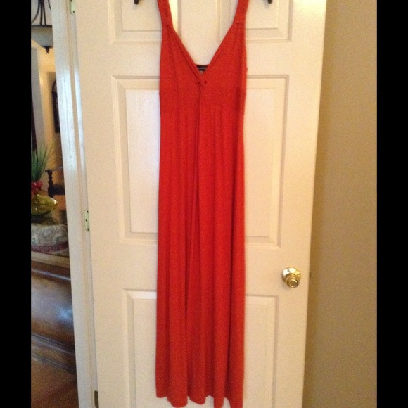 Long orange dress NEW lower price!!!