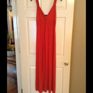 Long orange dress NEW lower price!!!
