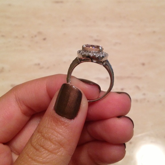 LOWEST💵Sterling silver huge pink Safire ring - Picture 3 of 4