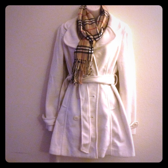 Cream Peacoat