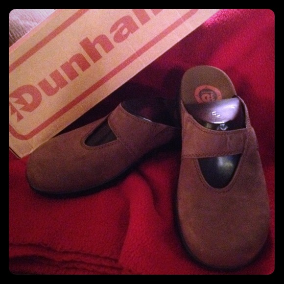 ♥️ NWT Dunham Desert Willow Clog's BRWN Nubuck 9AA
