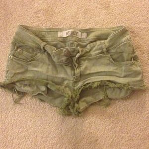 Brandy melville green shorts