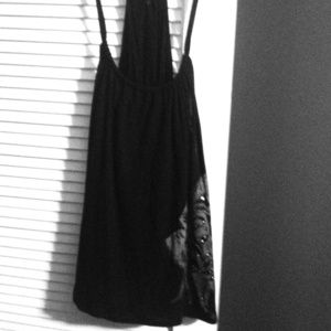 Black casual/dressy top